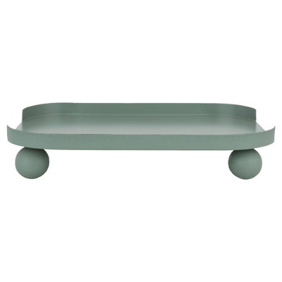 Al Saif Gallery Steel Sweets Serving Plate, 30X20X6 Cm - Pink product image 1