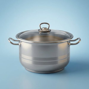 قدر استيل السيف غاليري، 28×18سم، تركي - فضي product image