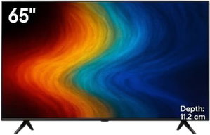 تلفزيون سمارت بدون اطار كيو ال دي، 55 بوصة، 4K UHD، شاشة LED، اندرويد 14، QLDT-55S1 - اسود product image 2