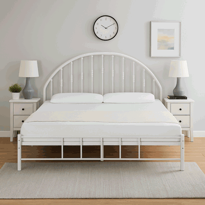 سرير حديد، 40×150×200 سم - أبيض product image 2