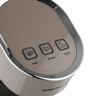 Korkmaz Turkish Coffee Maker, 17x14x23 cm, 700W, Touch Control - Beige Silver product image 3