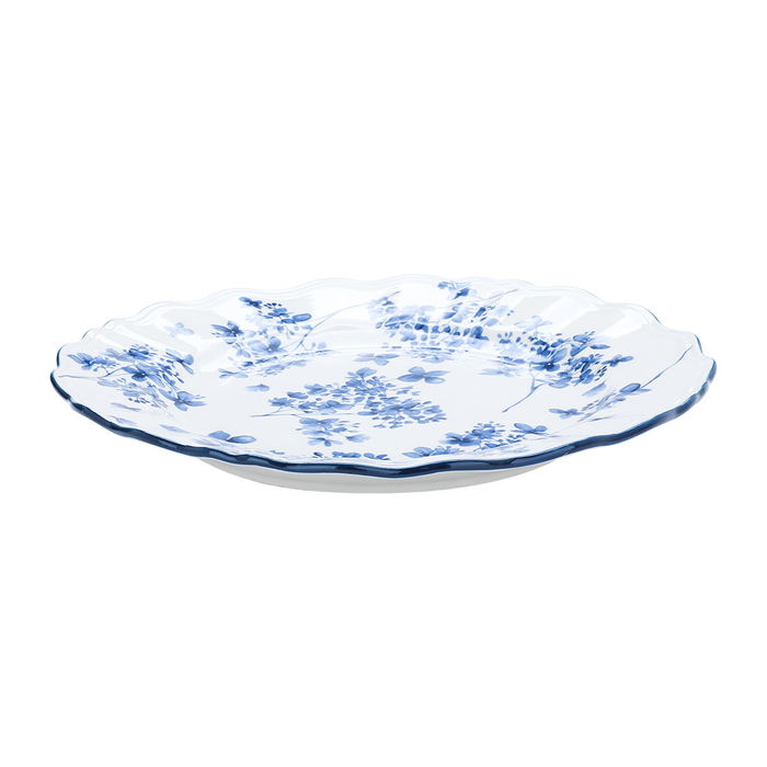 طقم عشاء بورسلان مشجر أزرق السيف غاليري، 24 قطعة - أبيض product image 6