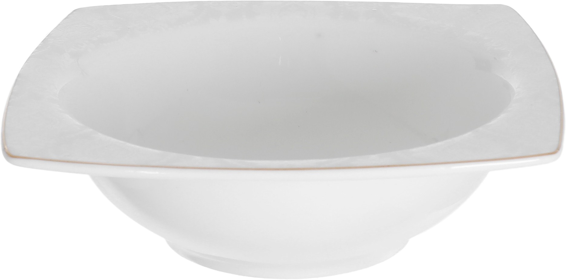 Dania porcelain dining set, 77 pieces, square, gold-white edges product image 14