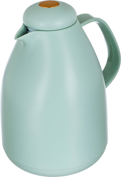Al Saif Gallery thermos, 1 liter, thermal glass inner container, plastic outer shell - light green product image 5