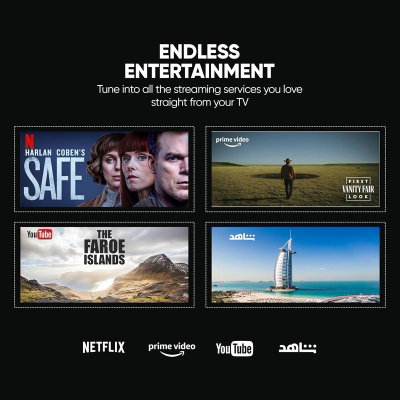 تلفزيون سمارت بدون اطار نيكاي، 70 بوصة، 4K، QLED، نظام ويب او اس، NIK70MEU4QLED - اسود product image 2