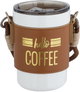 Al Saif Gallery Porcelain Thermos Cup, 400 ml - White Brown product image 2