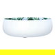 Al Saif Gallery serving plate, 28 x 28 x 9 cm - white and green product image 1
