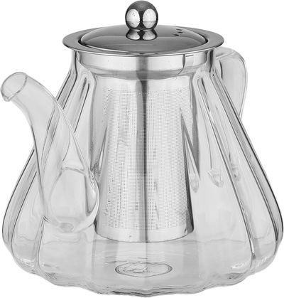 Al Saif Gallery Thermal Glass Teapot, 1.1 Liter, with Filter - Transparent product image 2