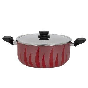 Red FlameTeflon Pot, 28 cm - Red product image 2