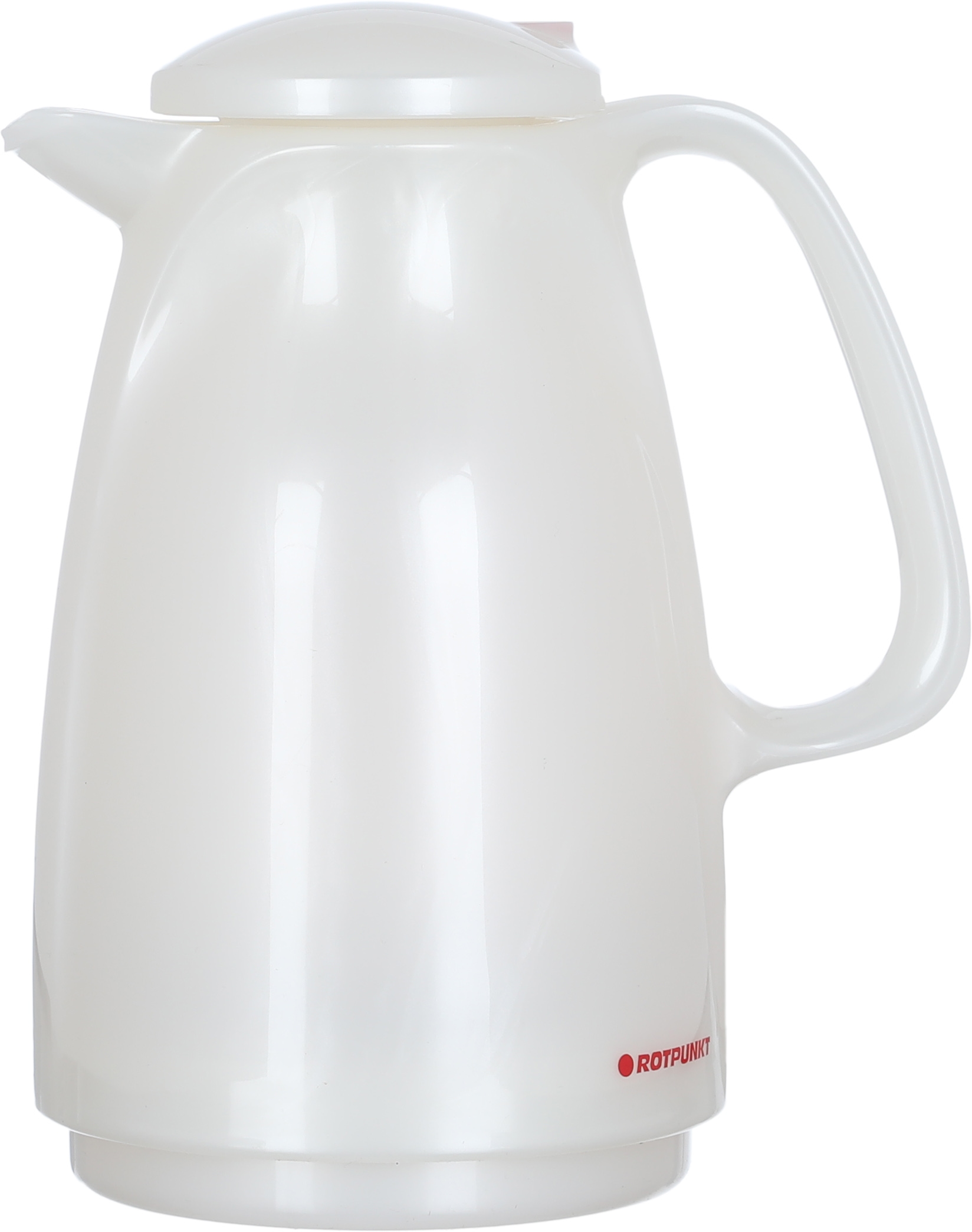 Rotpont thermos, 0.5 liters, glass inner container, plastic outer shell - white product image