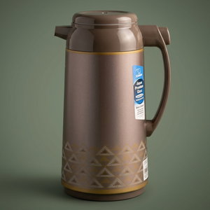 ترمس أبو فيل زوجرشي، 1 لتر، حافظة داخلية زجاج - بني ذهبي product image