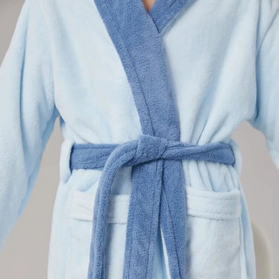 روب اطفال كورال فليس ريفي، 15-16 سنوات - سماوي product image 17