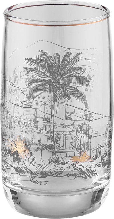 طقم عشاء آصال بورسلان السيف غاليري، 24 قطعة - ابيض ذهبي product image 2