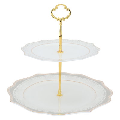 طقم سفرة بورسلان السيف غاليري فيكتوريا، 65 قطعة، ابيض ذهبي product image 3