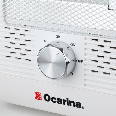 دفاية كهربائية كوراتز تاور، 2000 واط، خمس إتجاهات، عشر شمعات، 30x30x60 سم، OCRHTRUQ1860  - أبيض product image 3