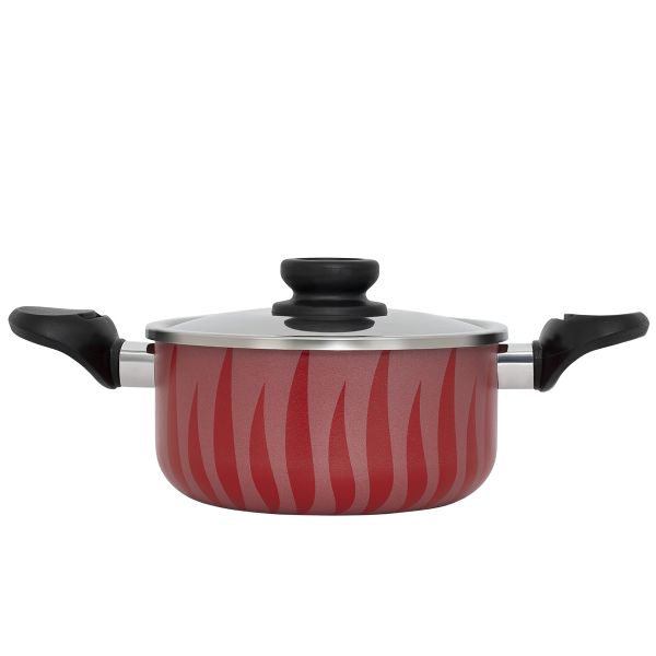 Al Saif Gallery Tefal Red Flame Cooking Pot, 22 cm - Red product image 2