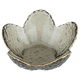 صحن زجاج السيف غاليري، 5.5×12×6 سم، شكل وردة - رمادي فاتح product image 2
