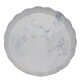 Al Saif Gallery Steel Sweet Serving Plate, Round - White Marble product image 2