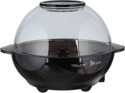 محمصة قهوة كهربائية مكلاين، 300 جرام، 1000 واط، سطح غير لاصق، MCCR01 - اسود شفاف product image 2