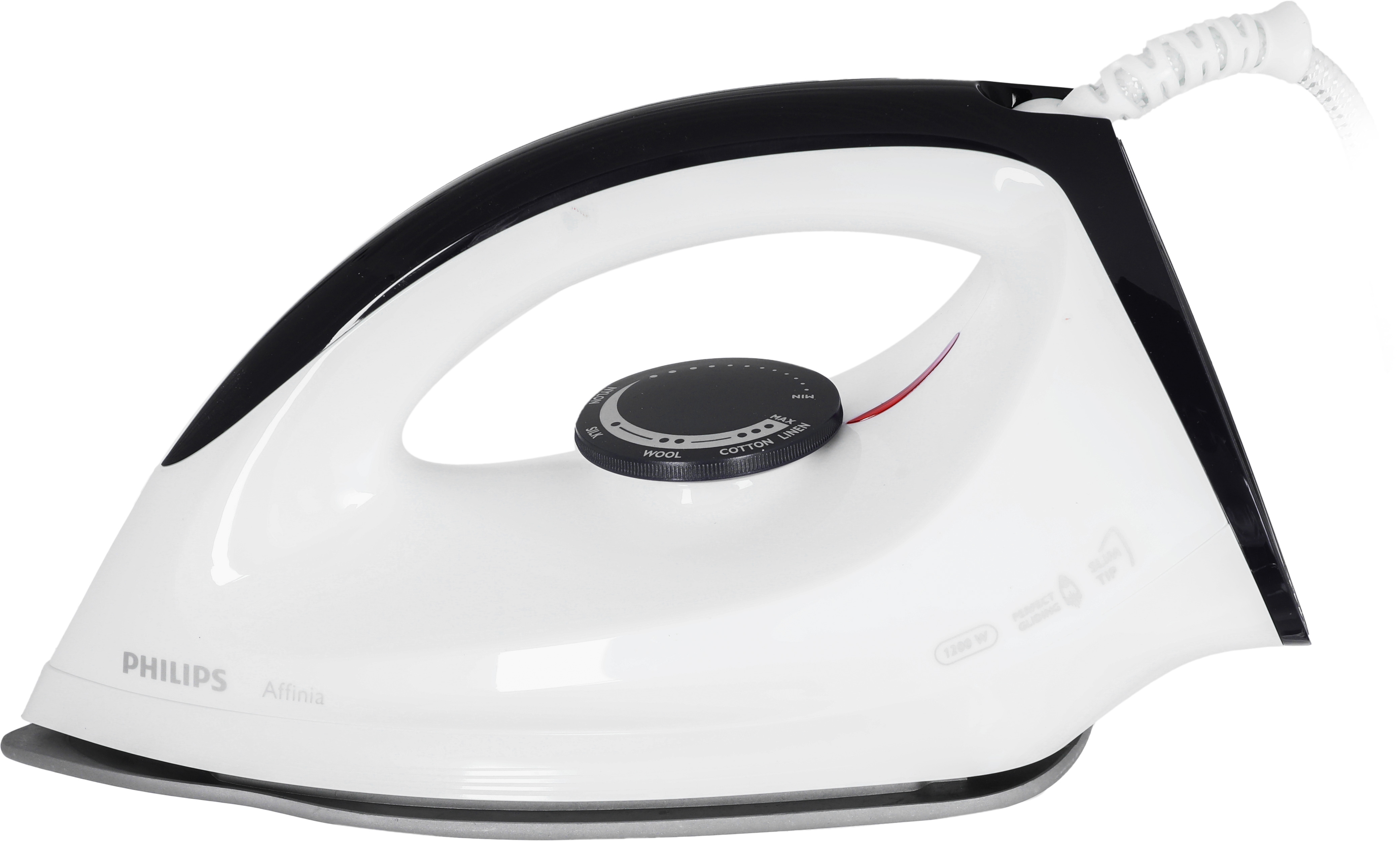 Steel Philips Dry Iron, 1200 Watt, GC160/07 - White product image 1
