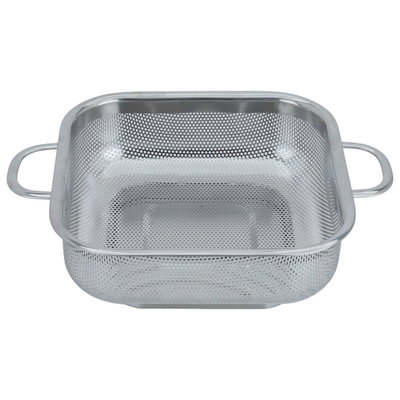 مصفى استيل السيف غاليري، مربع، بقاعدة، بيد، 21.8 سم - فضي product image 2