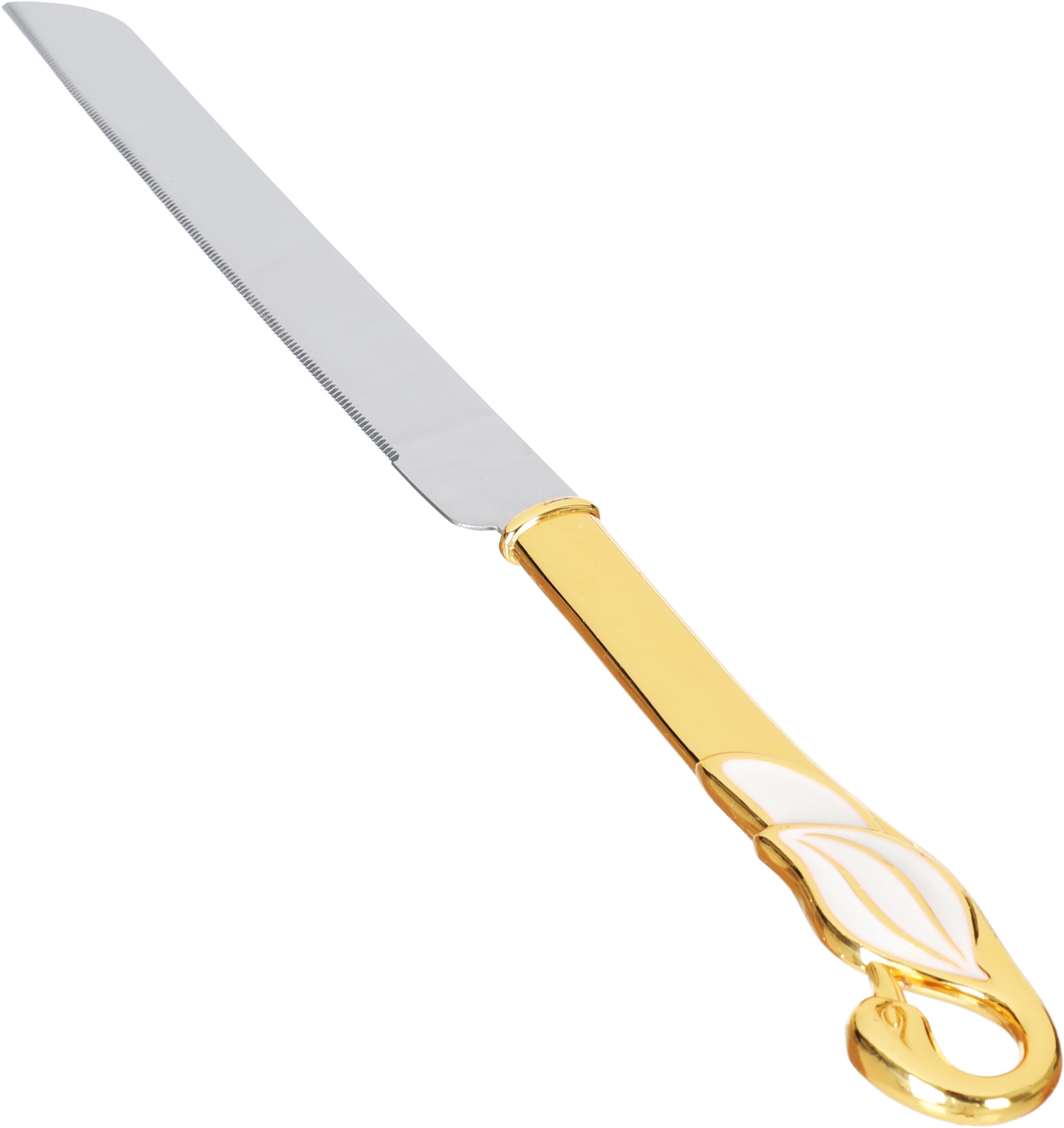 طقم تقديم كيك فلامنجو استيل دانيا، قطعتين - ذهبي فضي product image 2