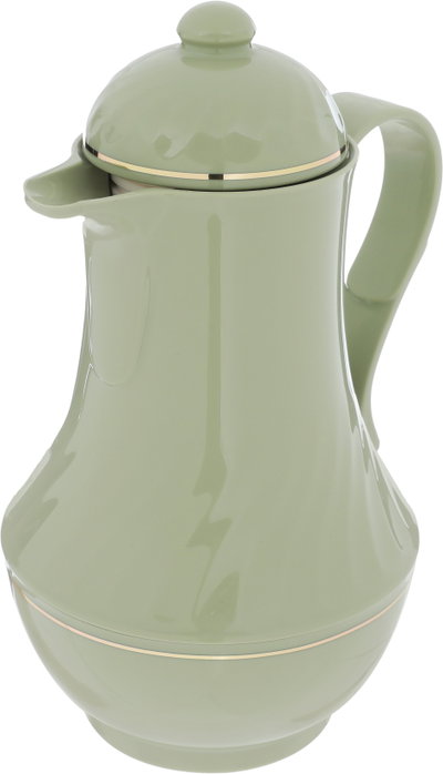 Rotpont thermos, 1 liter, glass inner container, plastic outer shell - light green product image 3