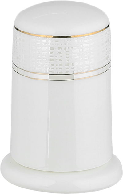 طقم تقديم سفرة بورسلان السيف غاليري، 86 قطعة - أبيض فضي product image 9