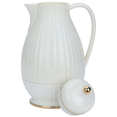 Elegance Savannah Thermos, 0.6L, Glass Inner Carrier, Plastic Outer Body - Beige product image 4