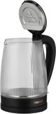 غلاية كهربائية كولن، 2200 واط، 1.7 لتر، زجاج مزخرف ، 800102062 - اسود شفاف product image 3