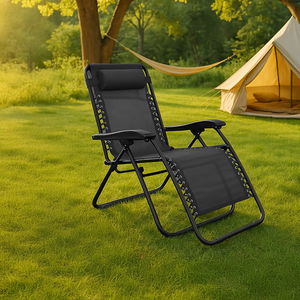 BackComfort Small Foam Floor Chair, 170x77x65 cm, Foldable - Black product image