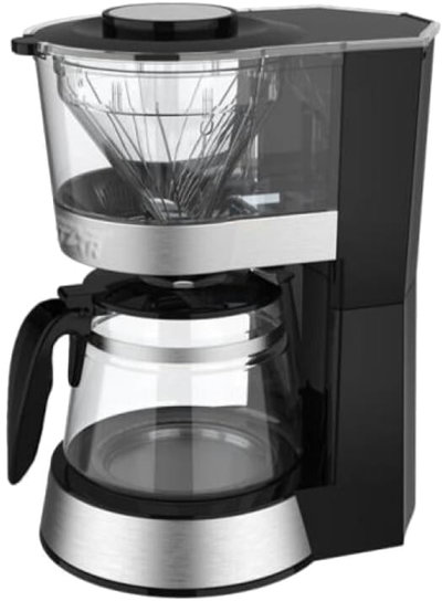 ماكينة قهوة بالتنقيط ويننج ستار، 1.2 لتر، 800 واط، ST-9712 - اسود فضي product image 3