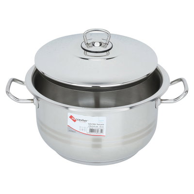 قدر استيل السيف غاليري، 14×24 سم، ايدي جانبية - فضي product image 3