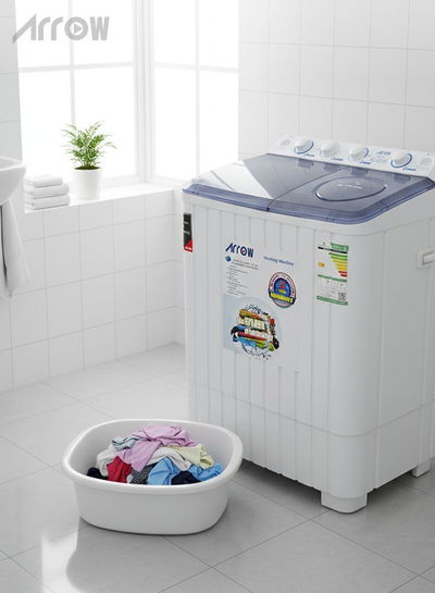 Arrow RO-08TTB washing machine, 7 kg, twin tub - White product image 8