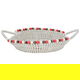 Al Saif Gallery aisha Khos, 35 x 35 x 7 cm, round - multi-colored product image 2