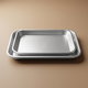 صينية فرن ألمنيوم السيف غاليري، 27×19.4×2.6 سم،مستطيل، قطعتين - فضي product image 1