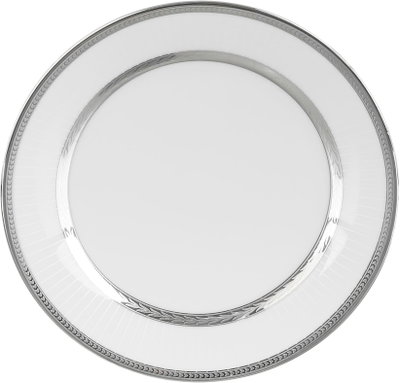 Ridge Porcelain Dinnerware Set, 122 Pieces - White Silver product image 14