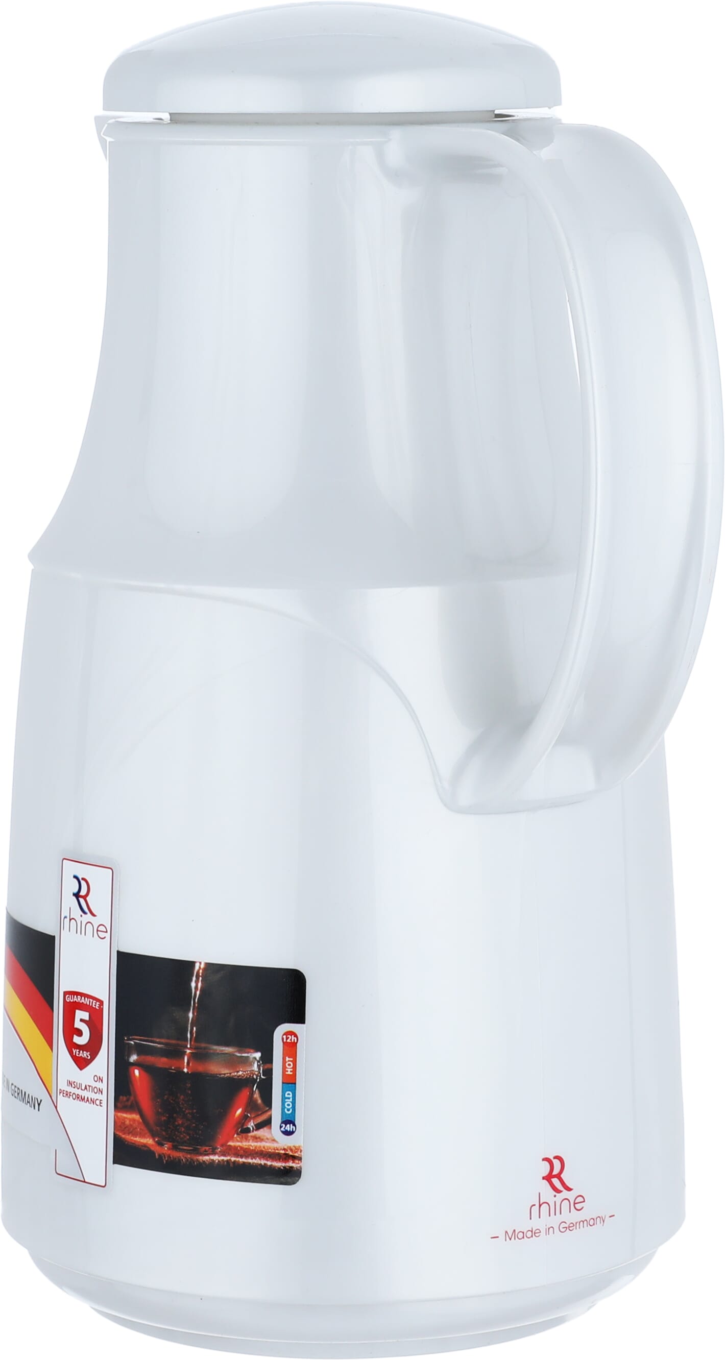 Alrhine Marcotec thermos, 1 liter, glass inner container, plastic outer shell - silver product image 3