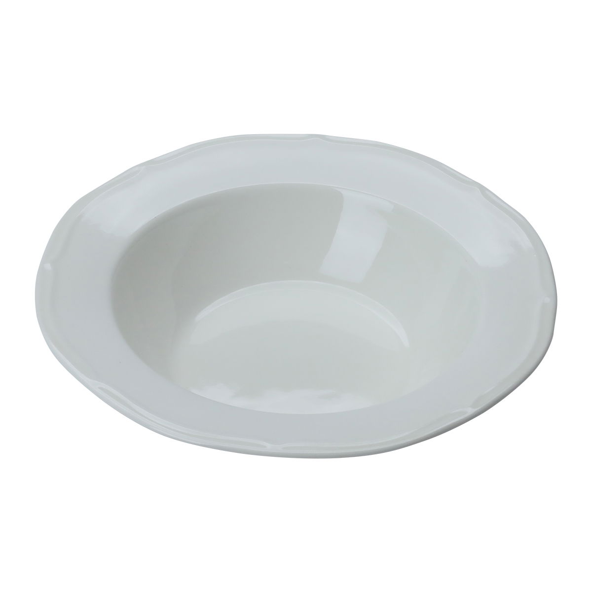 Al Saif Gallery porcelain plate, 8 inches, deep - white product image 1