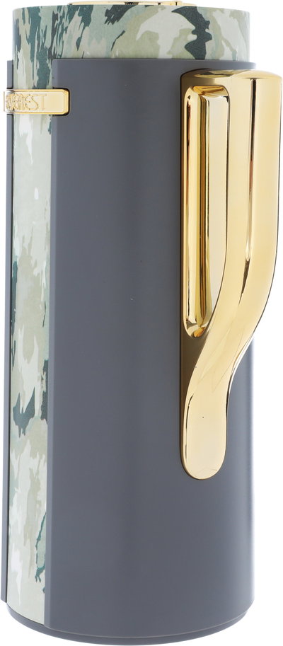 ترمس وداد إفرست، 1 لتر، نقش مشجر، حافظة داخلية زجاج حراري - رمادي غامق product image 4