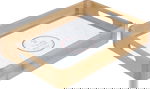طوفرية اكريلك السيف غاليري، 31×22×4 سم - بني فاتح product image 2