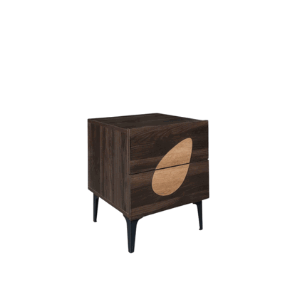 كومدينه خشب ام دي اف، 48×40×40 سم، 2 درج - بني product image 3