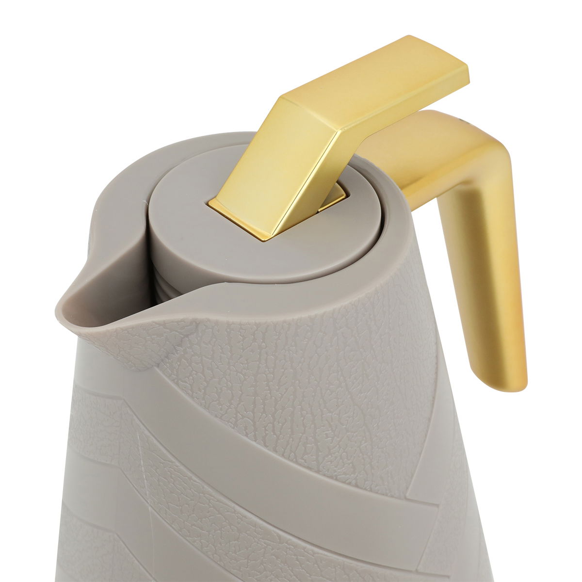 Glory glass thermos, 500 ml, plastic outer shell - gray product image 4