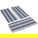 طقم منشفة فايبر السيف غاليري، 3 قطع - أبيض مع رمادي product image 1