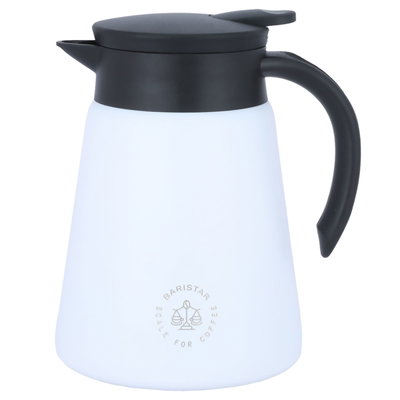 Baristar thermos, 880 ml, steel inner shell, plastic outer shell - black white product image 1