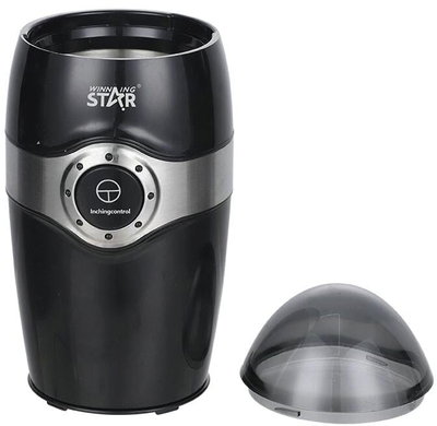 مطحنة قهوة ويننج ستار، 70 جم، 150 واط، قفل امان، ST-9710 - اسود product image 9