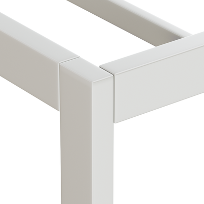 Awa Iron Bed , 200 X 150 Cm - White product image 4