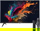تلفزيون بدون اطار سمارت جي في سي برو، 55 بوصة، 4K، LED، ريسيفر داخلي، GVC-55WS7200 - اسود product image 1