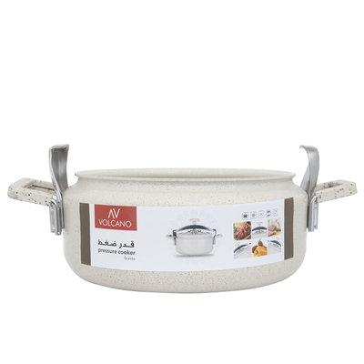 Al Saif Gallery Volcano Granite Pressure Cooker, 5.7 L, Metal Handle - Beige product image 4