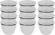 Al Saif Gallery Porcelain Arabic Coffee Cups Set, 12 Pieces, 90 ml - White product image 1